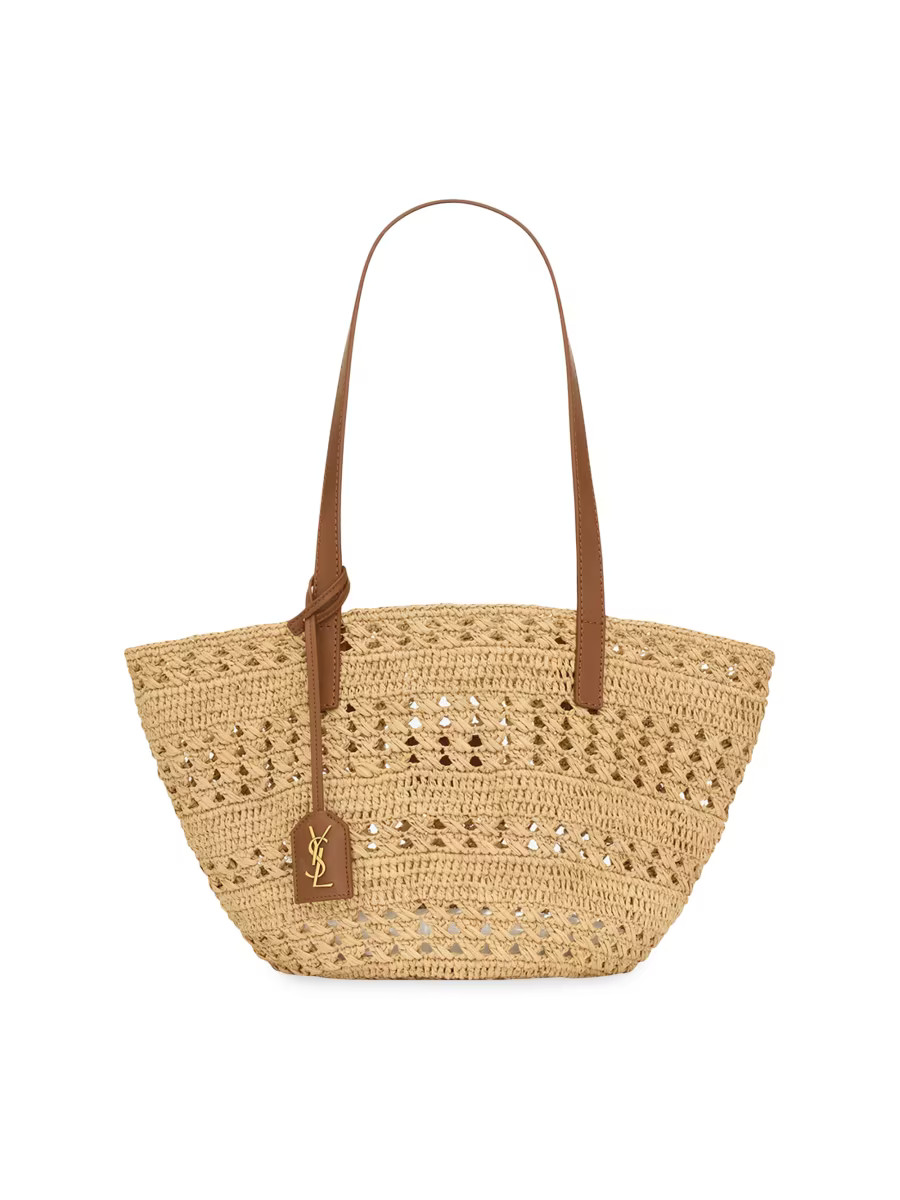 Panier Small Shoulder Bag in Raffia | Saks Fifth Avenue