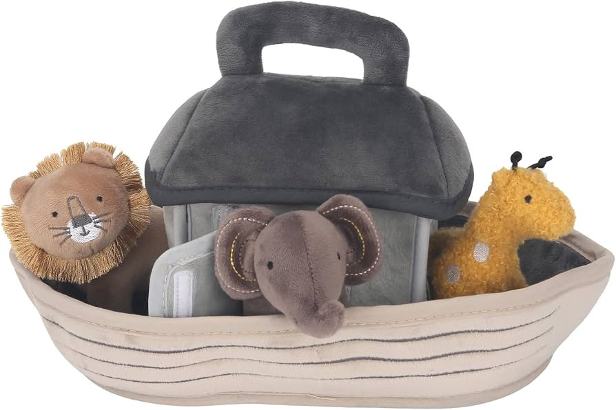 Lambs & Ivy Baby Noah Interactive Plush Boat/Ark with Stuffed Animal Toys | Amazon (US)