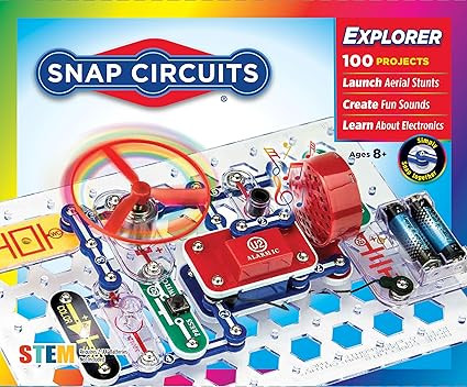 Snap Circuits Jr. SC-100 Electronics Exploration Kit, Over 100 Projects, Full Color Project Manua... | Amazon (US)