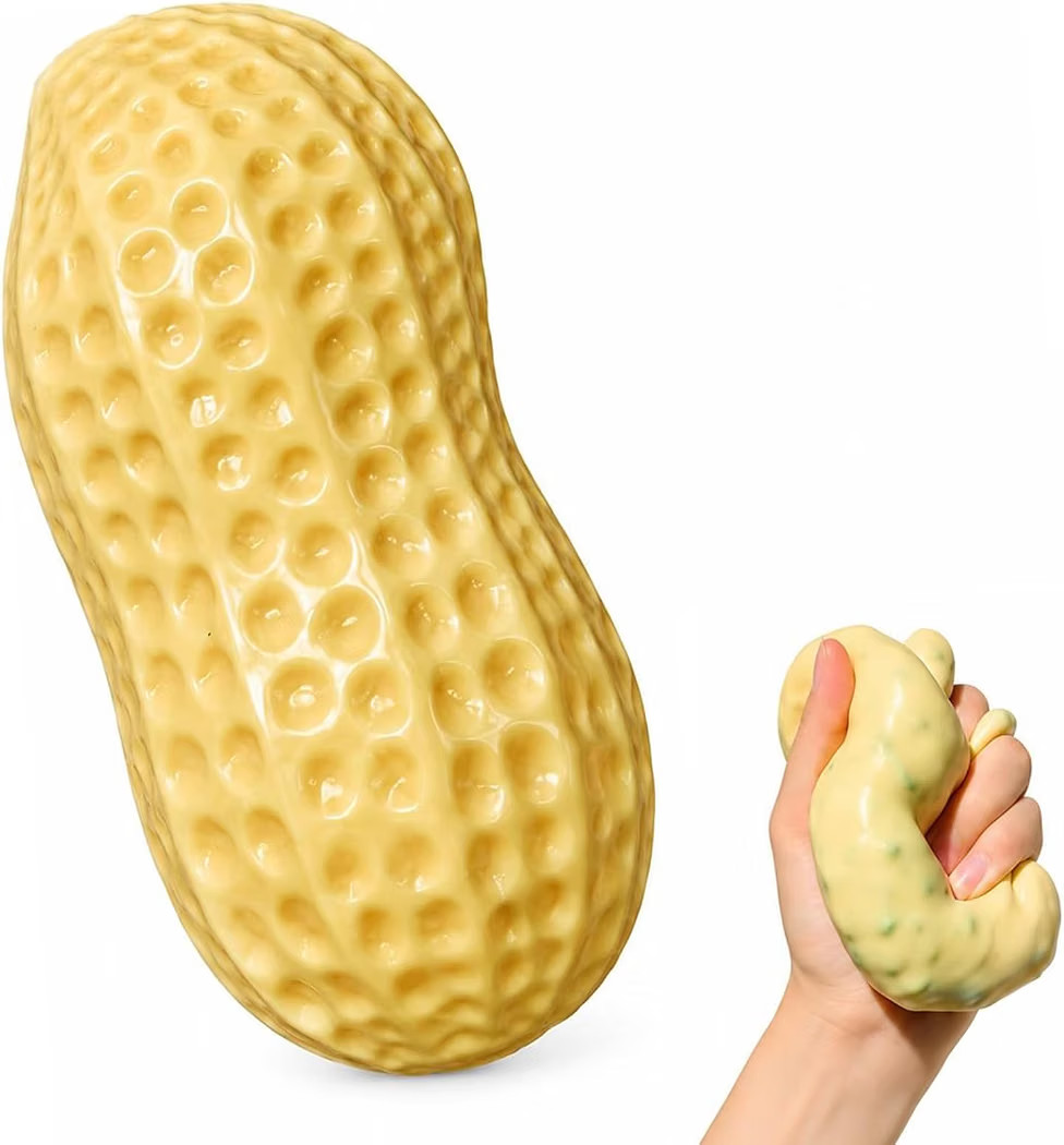 Crunchy Peanut Squishy, Crunchy Peanut Squishy Slow Rising Fidget | Amazon (US)