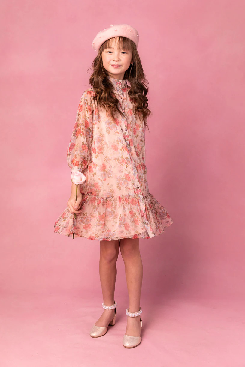 Mini Eleanor Dress in Pink Floral | Ivy City Co