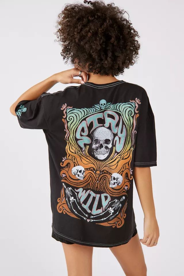 Project Social T Stay Wild T-Shirt Dress | Urban Outfitters (US and RoW)
