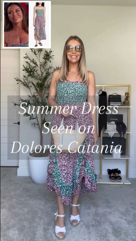 Tonight on #RHONJ Dolores Catania wears this cute summer dress and some sizes are available for under $100 (at time of posting)! 