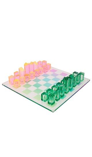 Ombre Lucite Chess & Checkers in Sherbert | Revolve Clothing (Global)