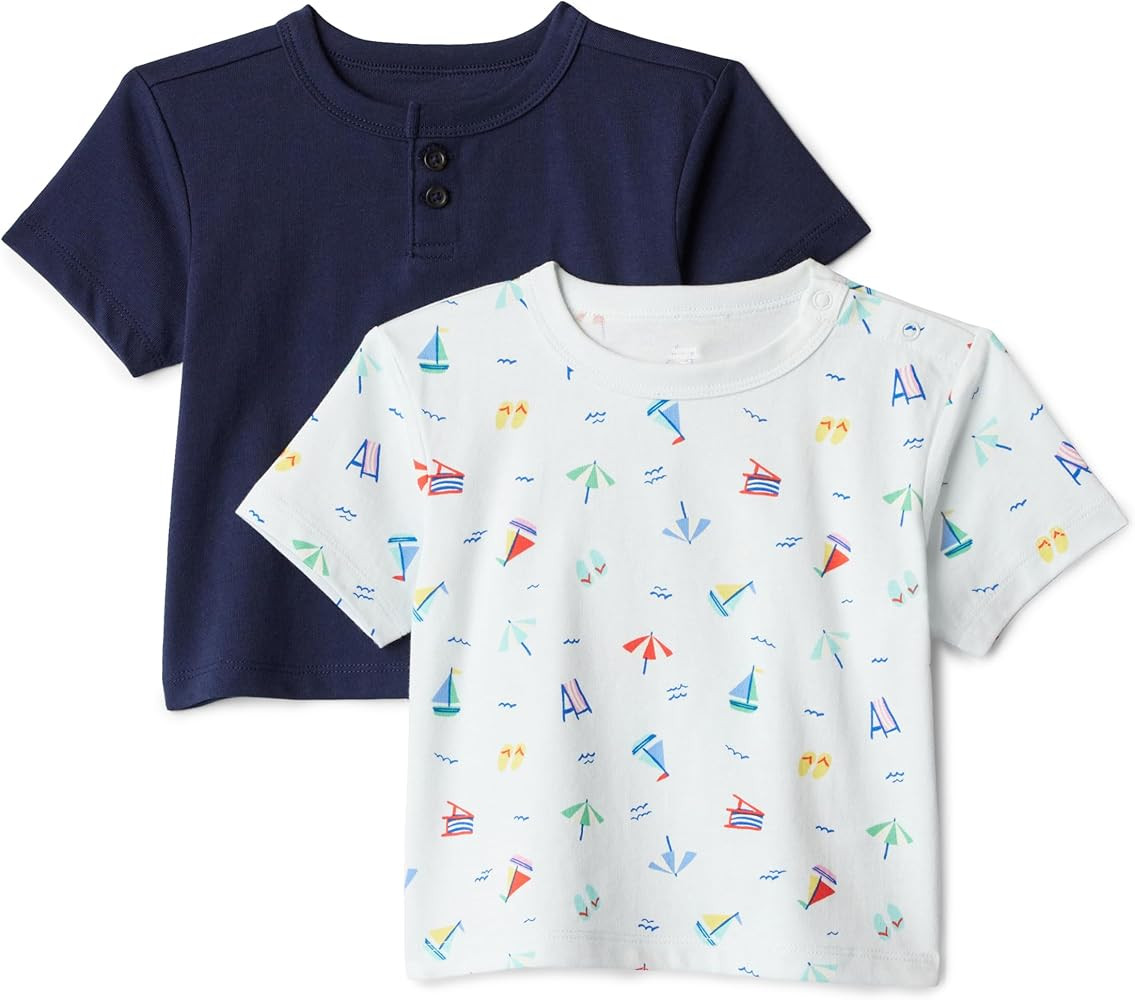 Amazon Essentials x Sofia Grainge Baby Boys' Cotton Short Sleeve Crewneck T-Shirts | Amazon (US)