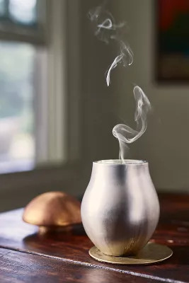 Oversized Mushroom Gourmand Pumpkin & Sweet Vanilla Glass Candle | Anthropologie (US)