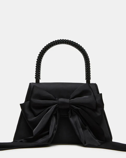 COSETTE BAG BLACK SATIN | Steve Madden (US)