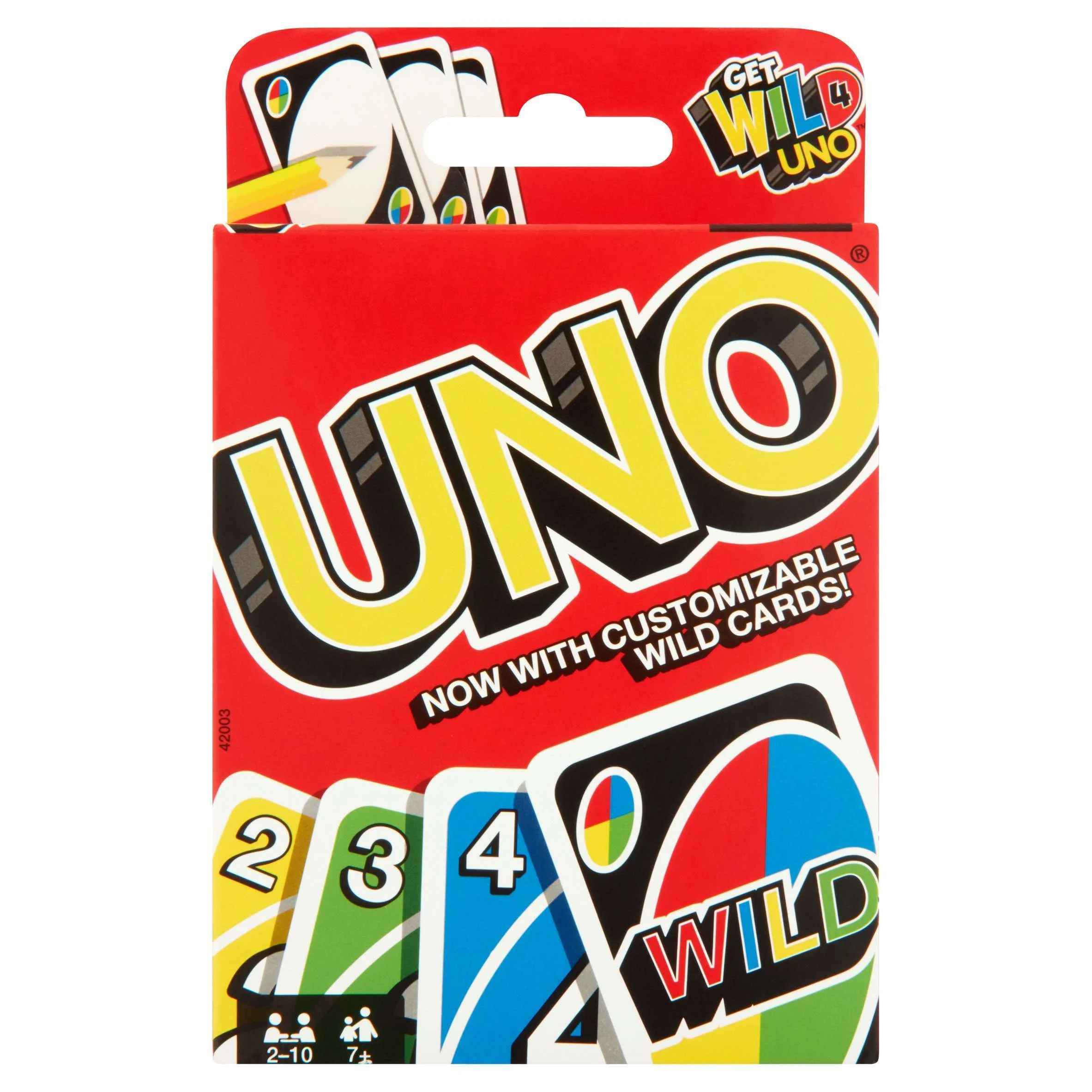 UNO Color & Number Matching Card Game, Customizable Family Fun, 2-10 Players Ages 7+ - Walmart.co... | Walmart (US)