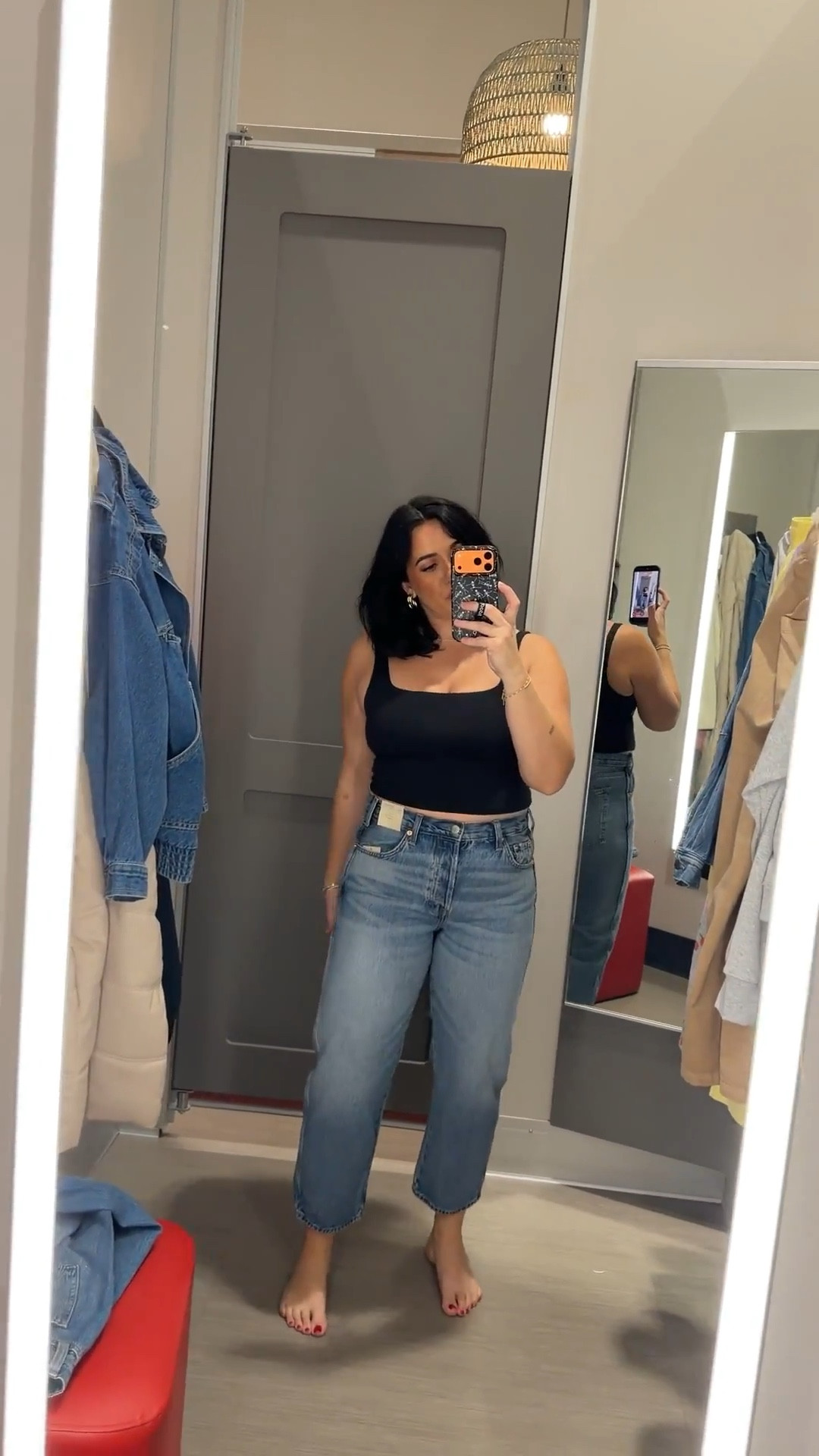 The perfect in between jeans of wide leg and straight on sale!! My size 10! I’m 5’5. 

#LTKootd #LTKgrwm #LTKMidsize