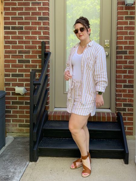 Summer style
Linen shorts
Linen top
Linen shirt
Linen stripes


#LTKmidsize #LTKover40 #LTKsalealert