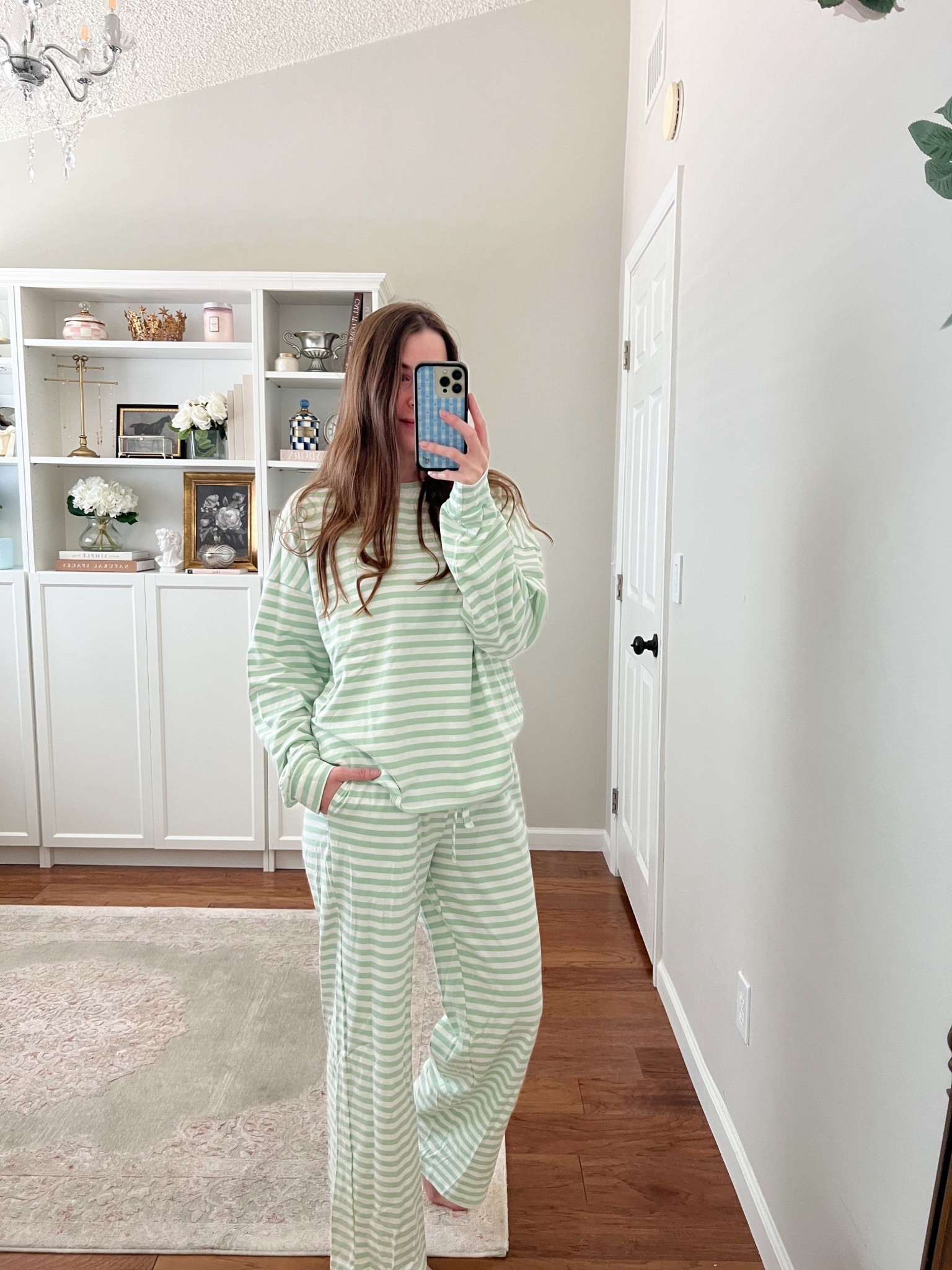 Daily drills inspired striped set from Amazon - TTS (wearing S)