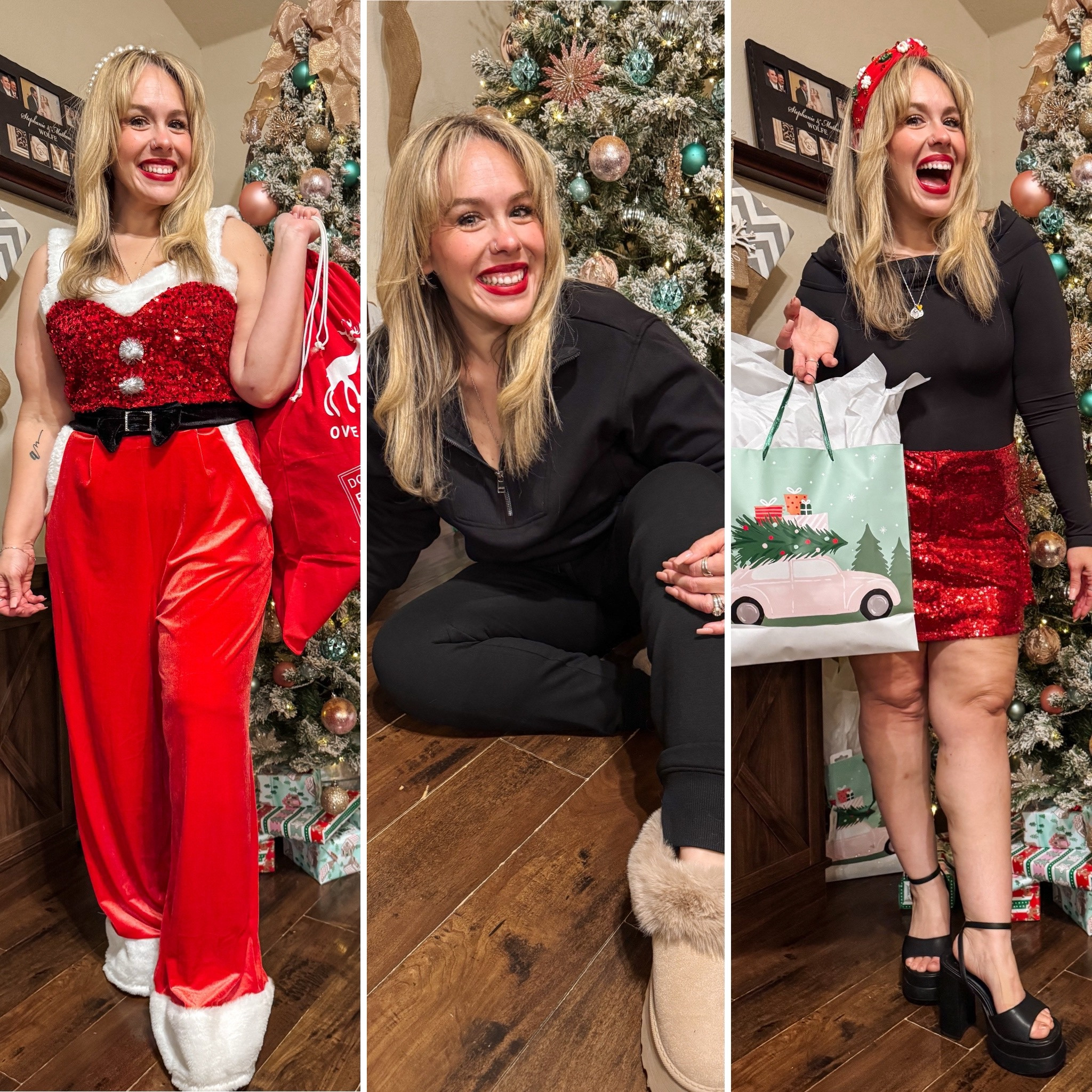 #ad 3 trendy holiday party outfits that’ll have you slaying the season from dinner to dance floor thanks to @Walmart! 

Whether you're into comfy vibes or sparkle overload, Walmart’s got you covered with Express Delivery in as fast as an hour- right to your door! Which look are you rocking this holiday season?

 #walmartholiday #walmartpartner @LTK #likekit #HolidayStyle #PartyLooks #FestiveSeason #ltkcyberweek #ltkholiday #ltkgiftguide

#LTKFindsUnder50 #LTKParties #LTKStyleTip