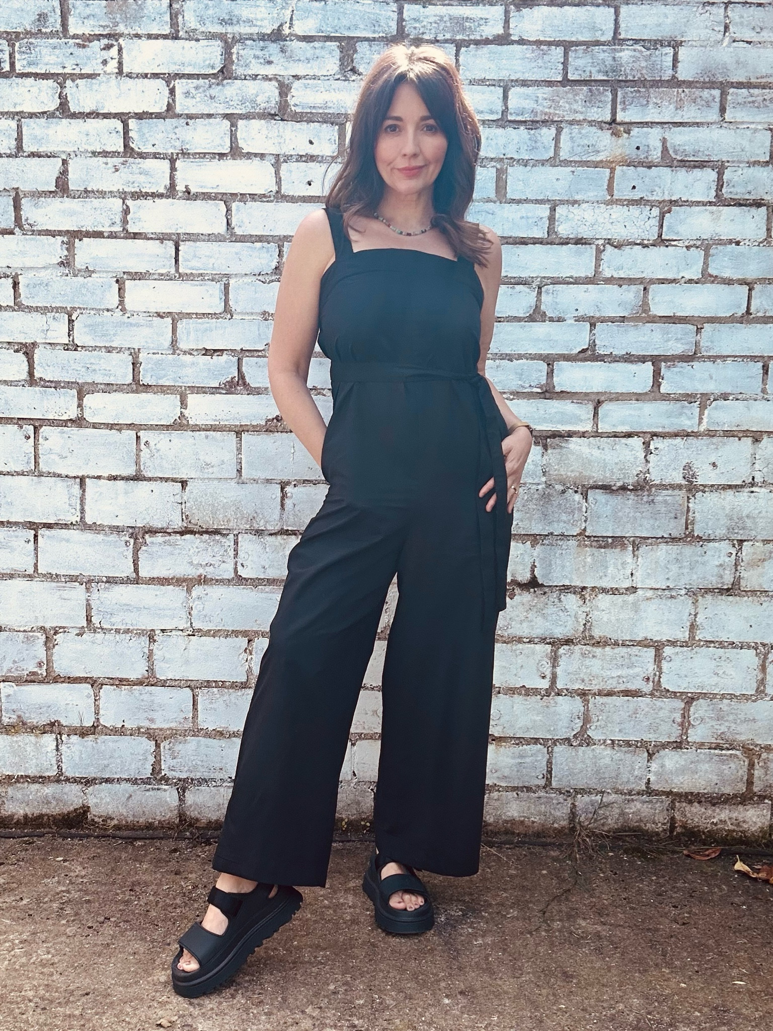 This gorgeous jumpsuit is my kind of style. I love black in the summer as I can bring some colour with jewellery or a bag. I’m in a size small 🖤

#LTKeurope #LTKsummer