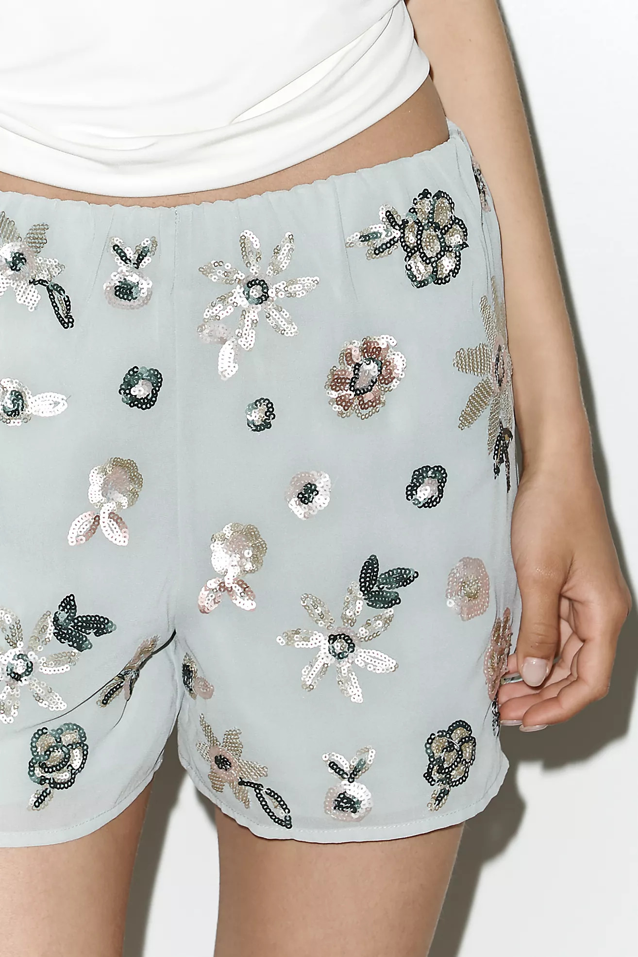 Tilda Sequin Shorts | Anthropologie (US)
