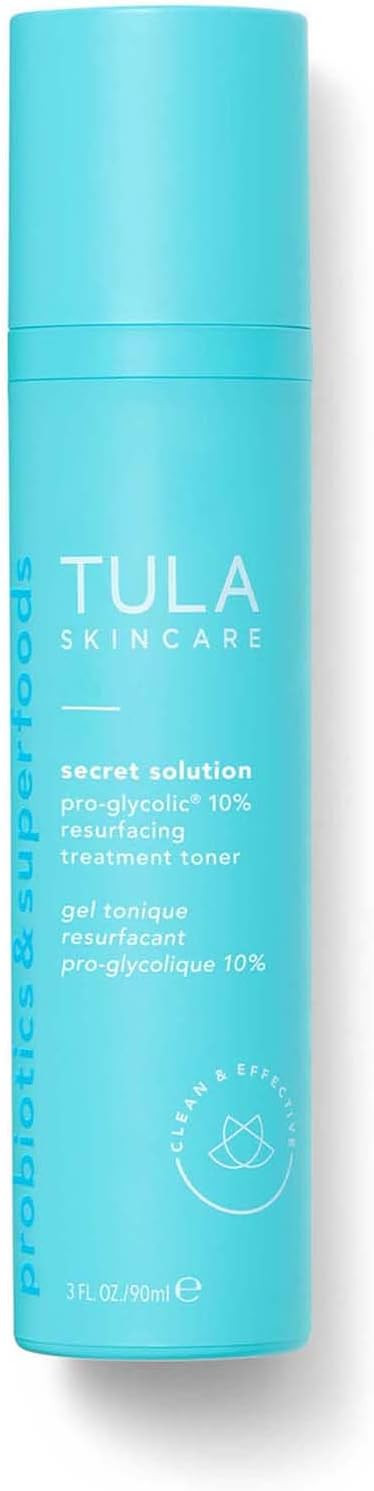 TULA Skin Care Get Toned Pro-Glycolic 10% pH Resurfacing Toner | Face Toner to Gently Exfoliate a... | Amazon (US)