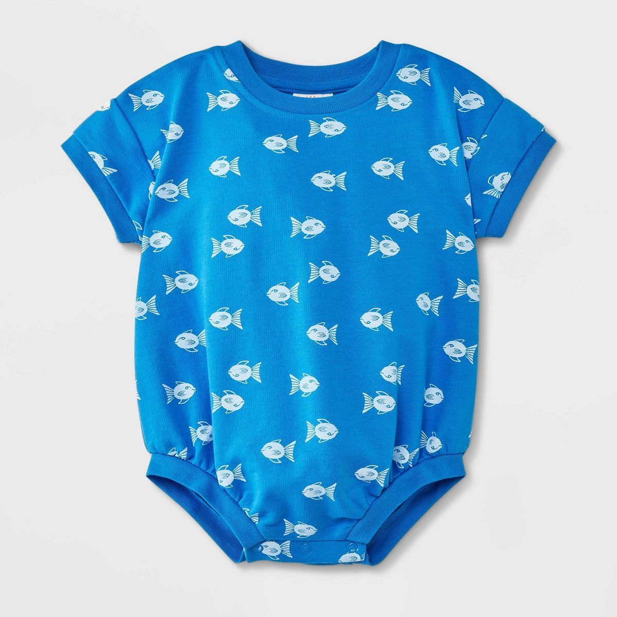 Baby French Terry Graphic Romper - Cat & Jack™ | Target