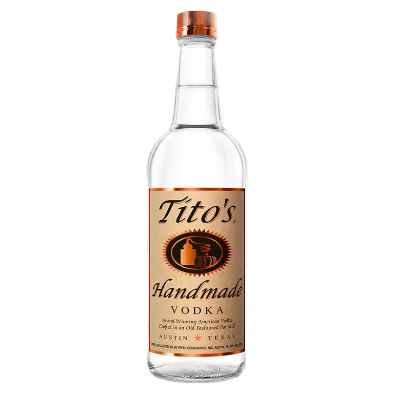 Tito's Handmade Vodka, 750 ml Bottle, 40% ABV | Walmart (US)