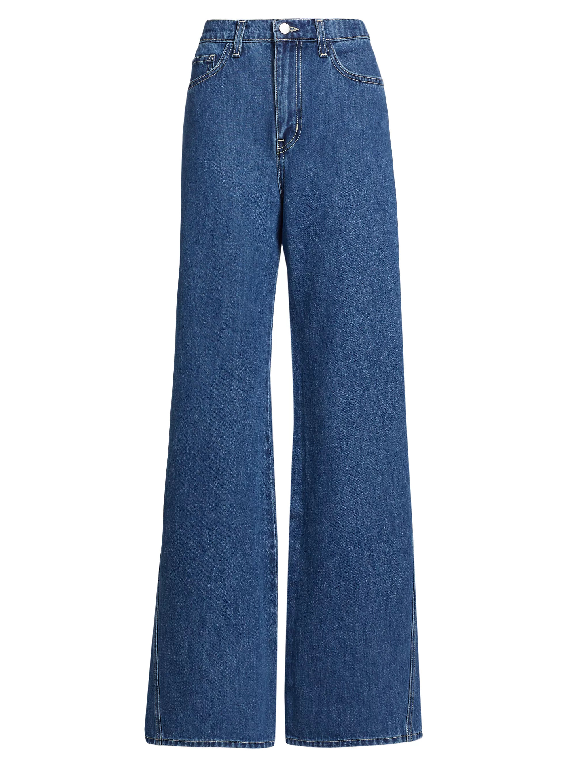 Beau High-Rise Wide-Leg Jeans | Saks Fifth Avenue