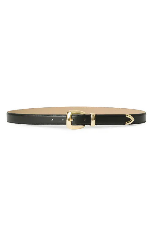 B-Low the Belt Duke Leather Belt in Black Gold at Nordstrom, Size Small | Nordstrom