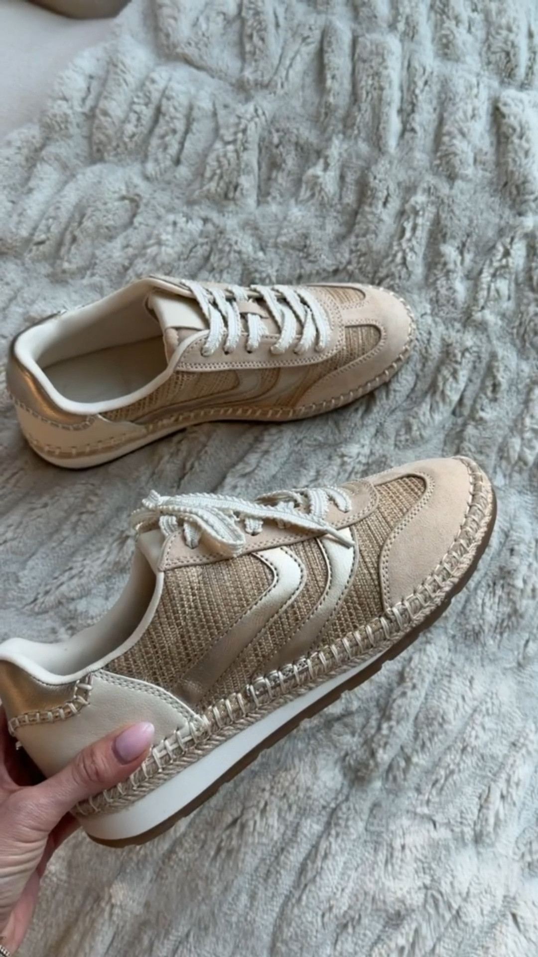 New spring sneakers from Target, metallic sneakers.