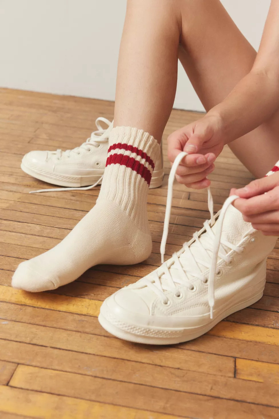 Athletic Striped Scrunch Crew Sock | Urban Outfitters (US and RoW)
