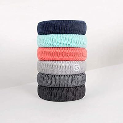 GIMME Bands No Break Thick Hair Ties, 6PC. Available in eight different styles, also available a ... | Amazon (US)