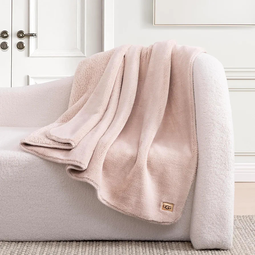 UGG Whitecap Fleece Throw Blanket, Soft Warm Throw for Bed or Chair, Luxury Bedroom Decor, Cozy B... | Amazon (US)