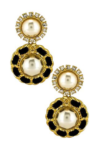 8 Other Reasons X REVOLVE Mademoiselle Earrings in Black & Gold from Revolve.com | Revolve Clothing (Global)