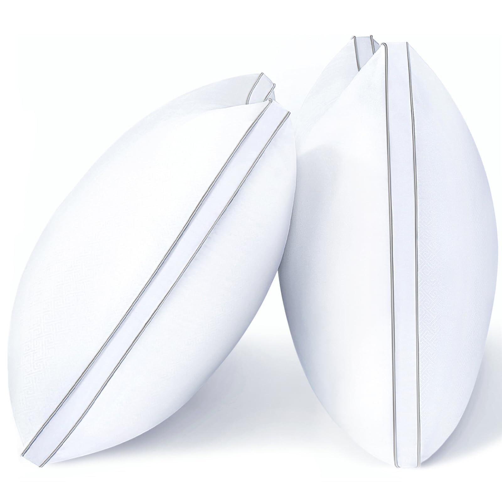 viewstar Pillows Queen Size Set of 2, Hotel Quality, Down Alternative Gusseted Bed Pillows for Si... | Amazon (US)