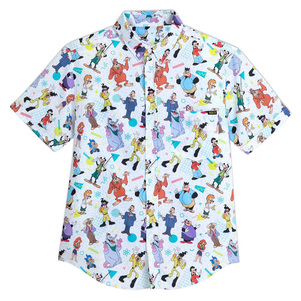 A Goofy Movie Cast Woven Shirt for Men by RSVLTS | Disney Store