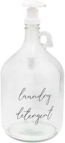 Darware Laundry Pump Soap Dispenser: Liquid Detergent Gallon Glass Pump Bottle | Amazon (US)