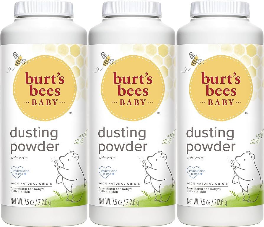 Burt's Bees Baby Powder, Hypoallergenic Dusting Powder, Non-Irritating, Calming Skin Care, All Na... | Amazon (US)