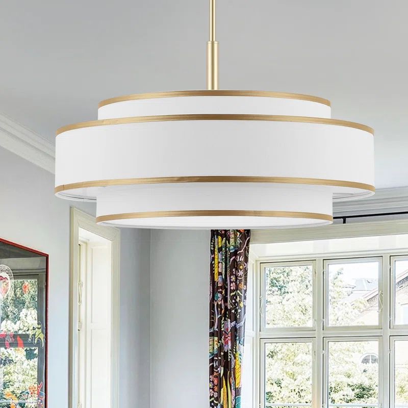 Aasim 5 - Light Dimmable Drum Chandelier | Wayfair North America