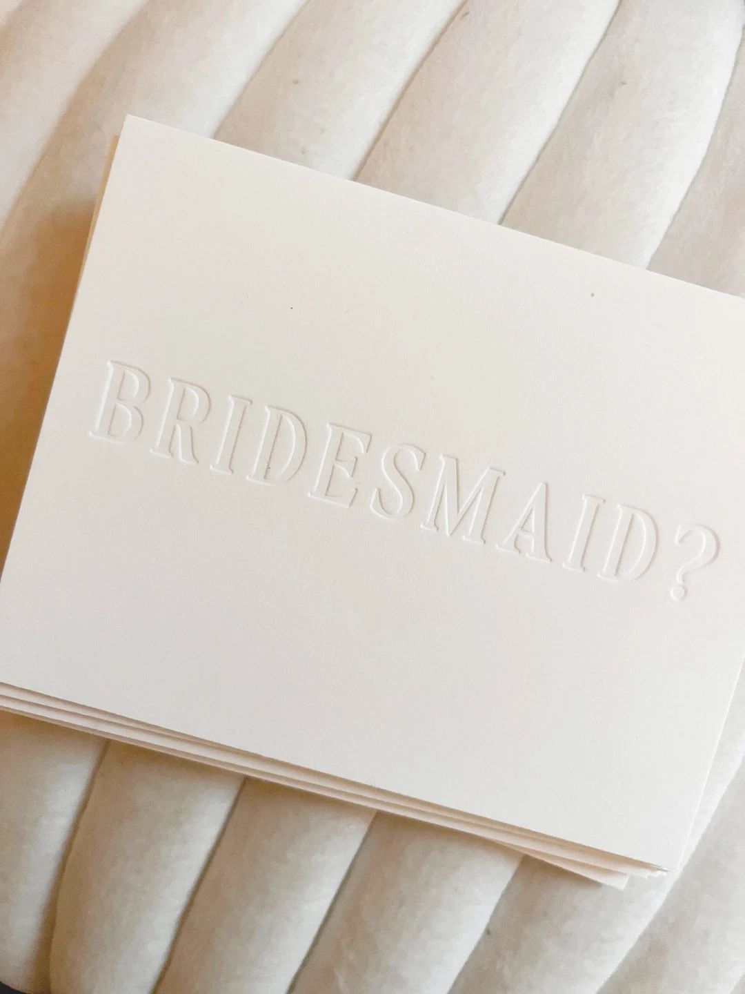 Bridesmaid Proposal Card Set - Minimalist and Simple Wedding Party Proposal Set (White) | Etsy (US)