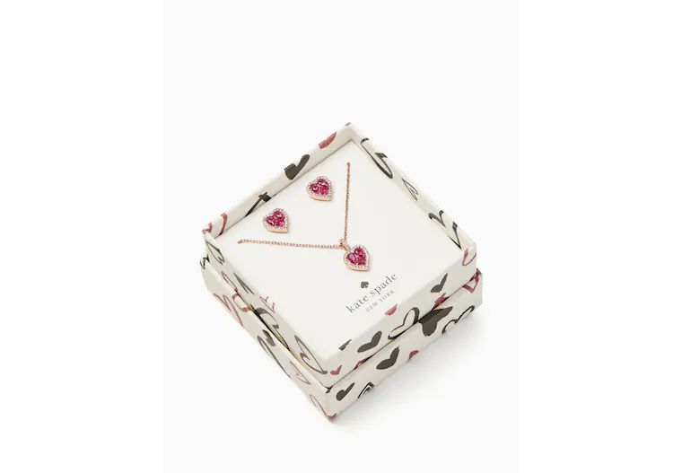 Spell It Out Heart Jewelry Set | Kate Spade Outlet