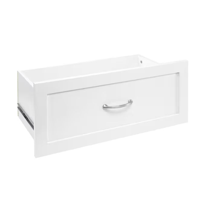 ClosetMaid BrightWood 25-in x 10-in x 13-in White Drawer Unit Lowes.com | Lowe's