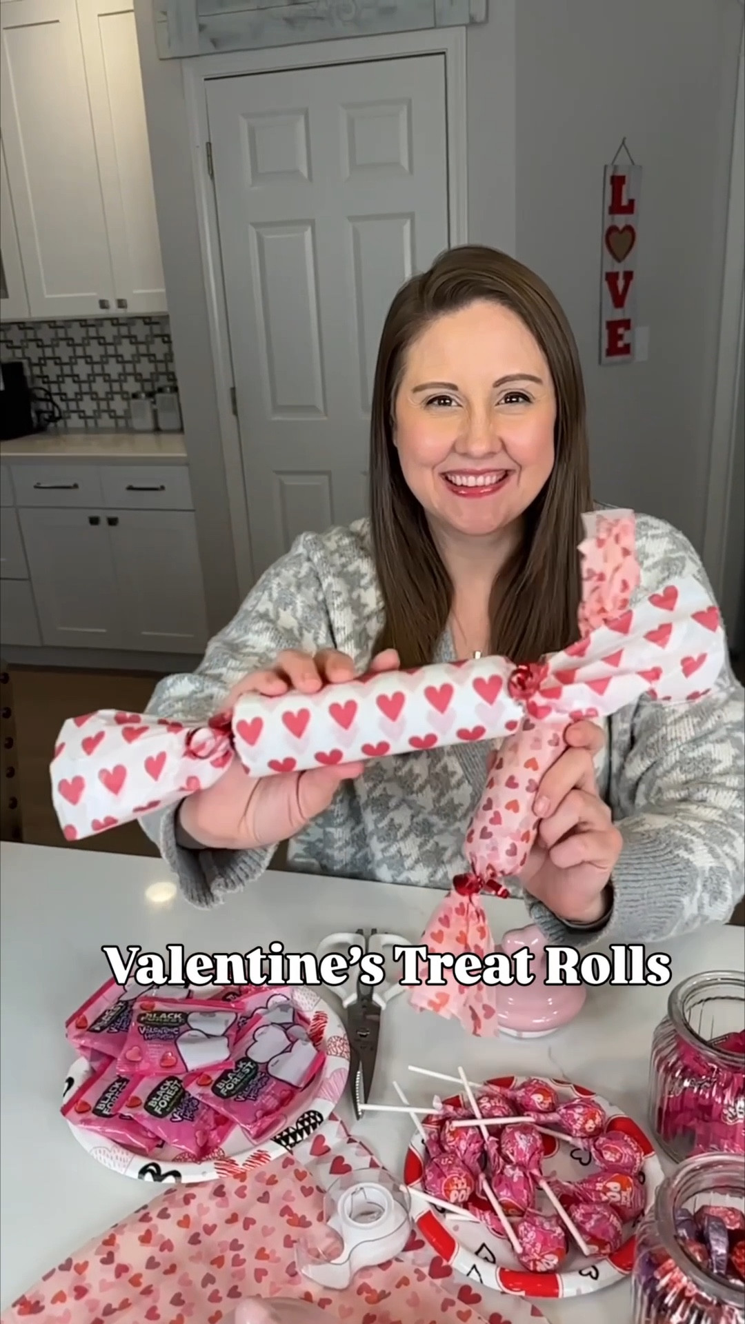 These candy-inspired Valentine treat rolls are almost too cute 🥹🍬🎀 Made with paper towel tubes, tissue paper, and ribbon — filled with little surprises your kids will LOVE 💖

Perfect for classrooms, friends, or a fun Valentine surprise at home. Easy, budget-friendly, and such a fun way to reuse what you already have ✨

Save this idea for Valentine’s Day! 💌

#ValentinesDIY #ValentinesCrafts #KidsValentines #ValentineIdeas #EasyDIY #CraftyKids #LTKFamily

#LTKSeasonal #LTKmomlife #LTKKids