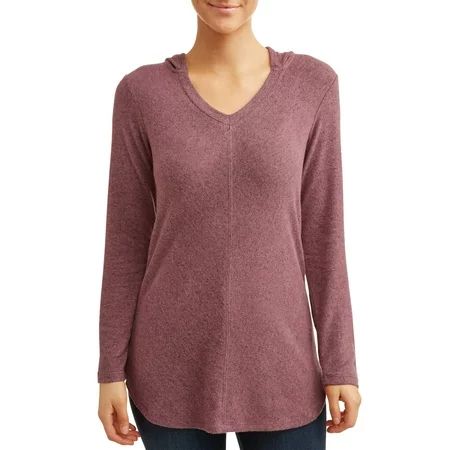 Women's Brushed Pullover Hoodie | Walmart (US)