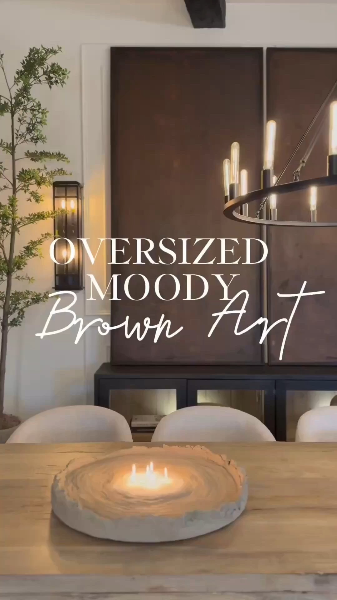 Moody browns are all the rage, and I’m here for it 🤎✨ This oversized DIY moody art cost under $150 to make and completely transformed my living room. Each piece is 43” x 88” and adds the perfect touch of cozy, modern drama. If you’d love a tutorial on creating your own custom art, drop a comment below! 🖤

diy art
moody living room painting
wasabi art
oversized moody art


#diyart #wasabiart #moodyart #oversizedmoodyart #homedecor #interiorstyling #homeaesthetic #amazonhome #decorinspo

O

#LTKFindsUnder100 #LTKSeasonal #LTKHome