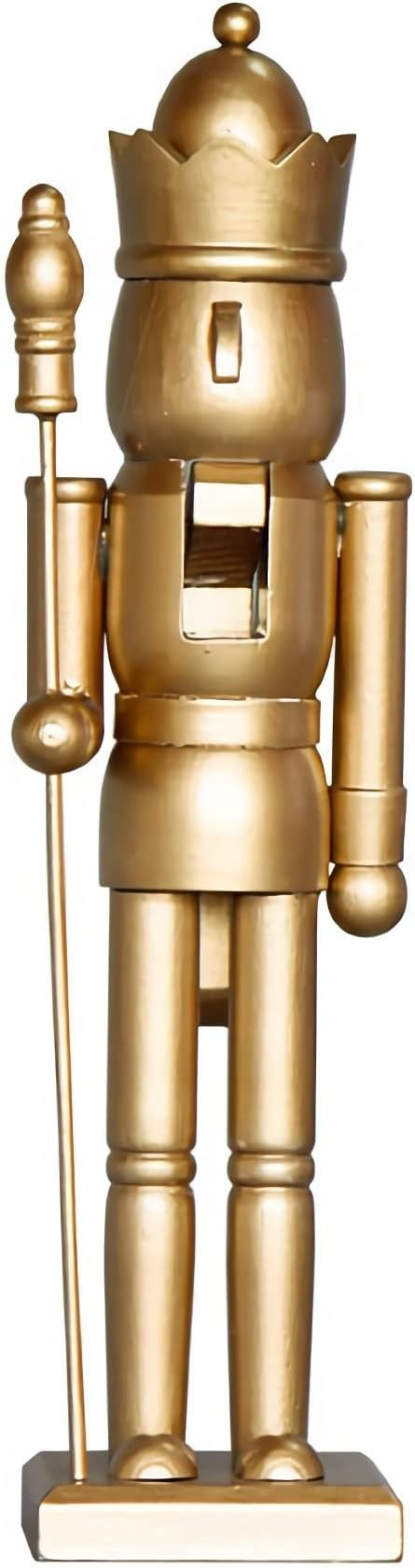 ROBAUN Christmas Nutcracker King with Scepter, Large Xmas Nutcracker Tabletop Festival Shelves De... | Amazon (US)