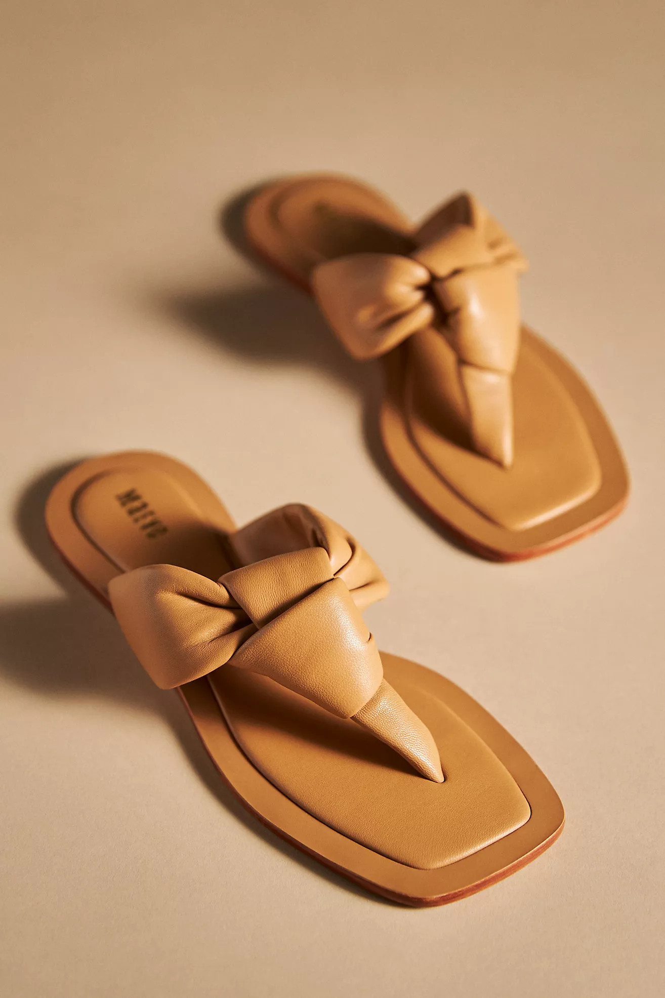 Maeve Puffy Knotted Sandals | Anthropologie (US)