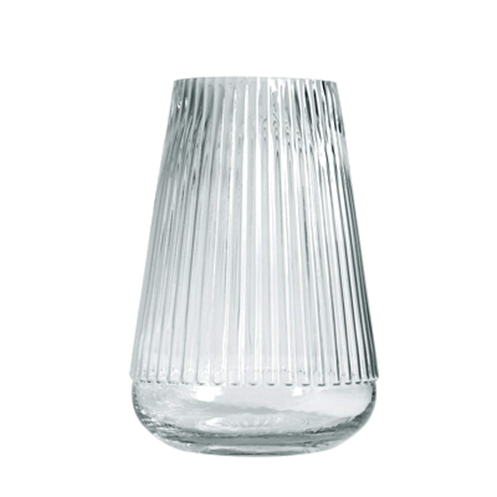 Clear Glass Vase, Stripe Thickened Glass Hydroponic Vase Living Room Family Gathering Table Vases... | Amazon (US)