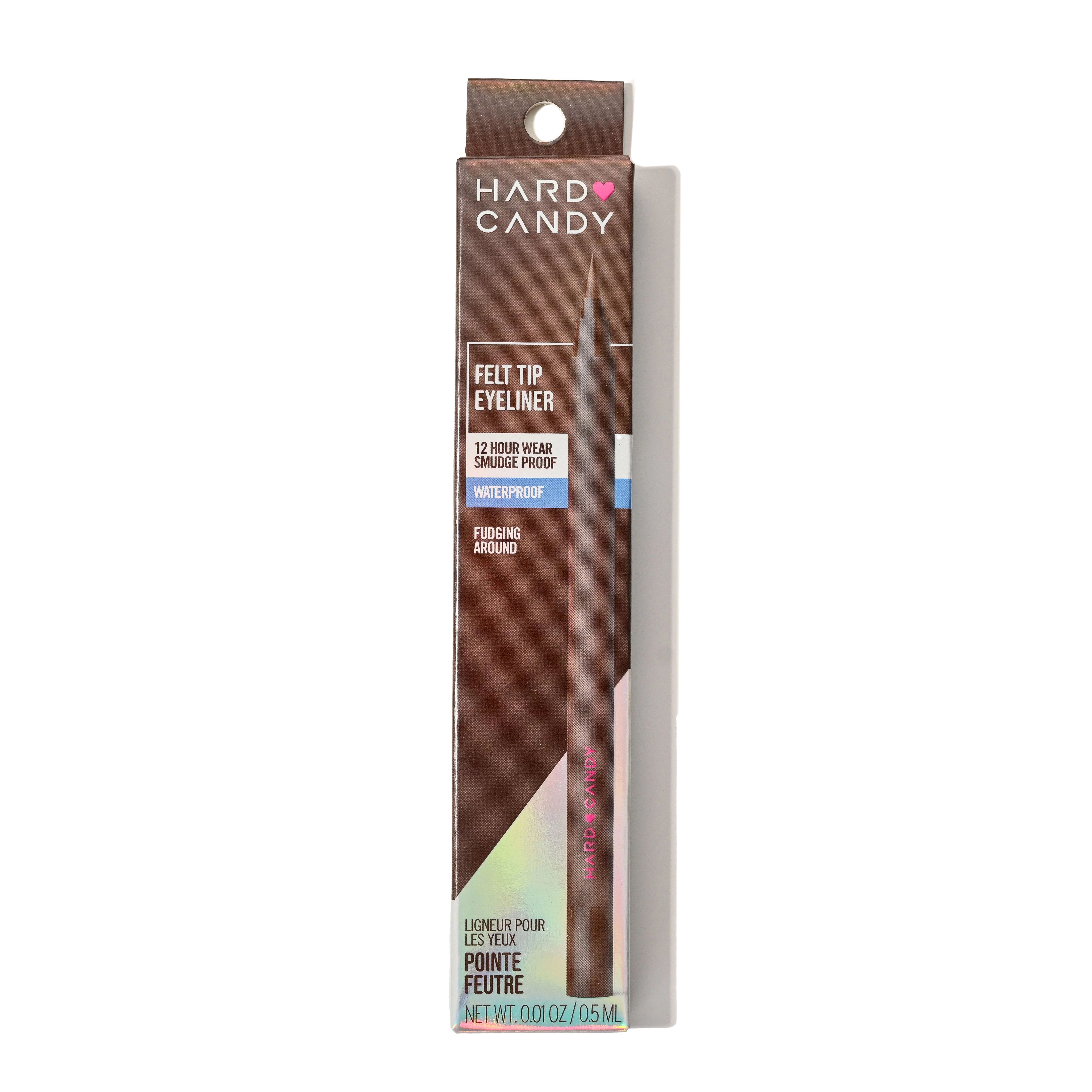 Hard Candy Stroke of Gorgeous Brown Waterproof Felt Tip Liner, Fudging Around, 0.03 fl oz | Walmart (US)