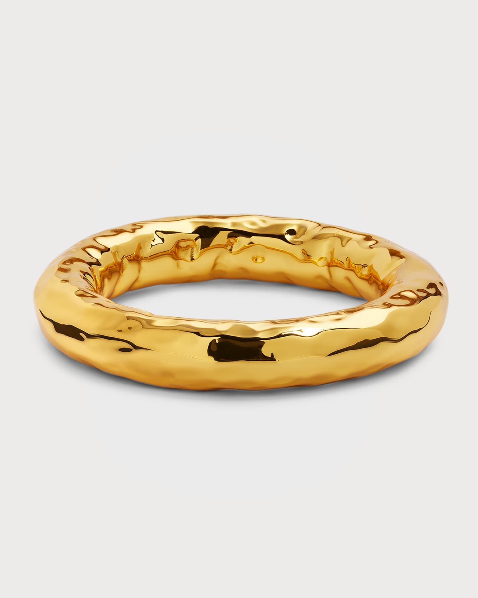 Hammered Gold Chunky Stacking Bangle | Neiman Marcus