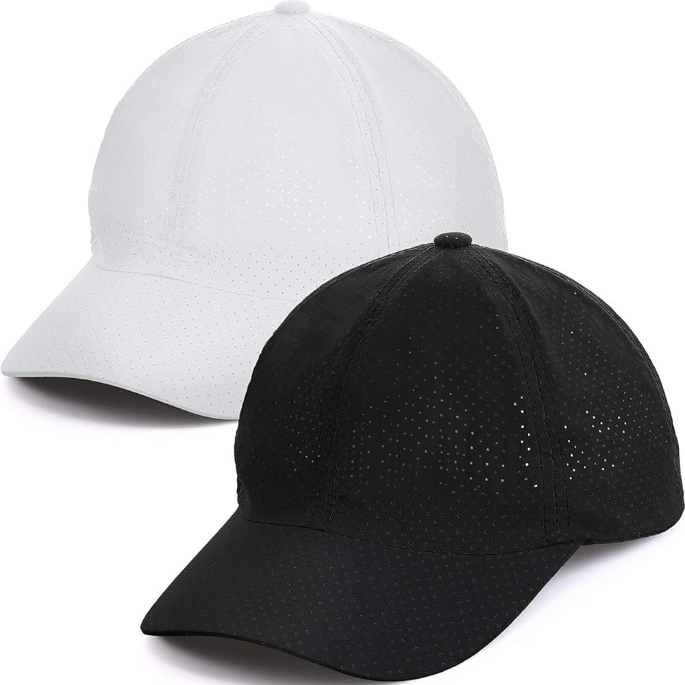 Geyoga Quick Dry Baseball Hat Mesh Sports Hat Workout Tennis Hat for Men Women Adults Kids Outdoo... | Amazon (US)