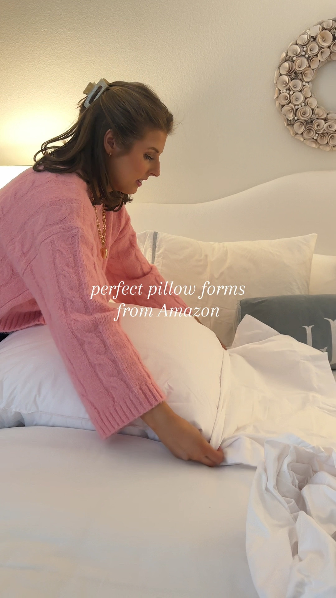 New pillow forms from Amazon! These are the 28x28 with 26x26 covers.

#LTKHome