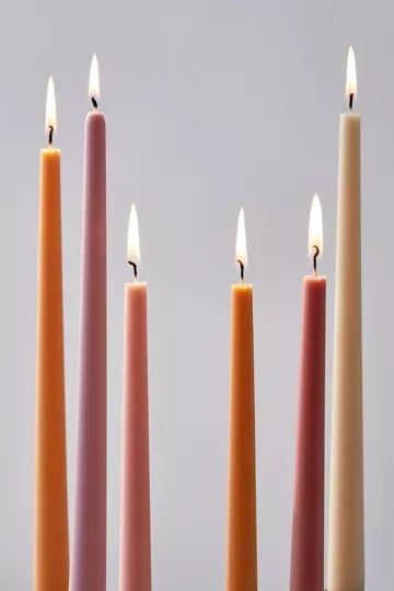 Multicolor Taper Candle - Set Of 6 | Urban Outfitters (US and RoW)