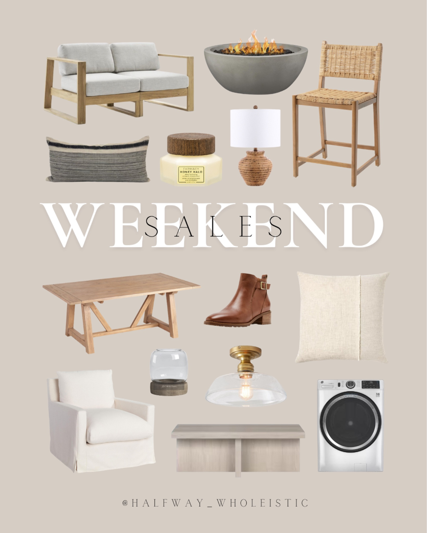 Shop some of my favorite deals this weekend including our dining room table, outdoor sofa, washing machine, coffee table, and more!

#livingroom #skincare #lighting #lamp #pillow 

#LTKsalealert #LTKhome #LTKSeasonal