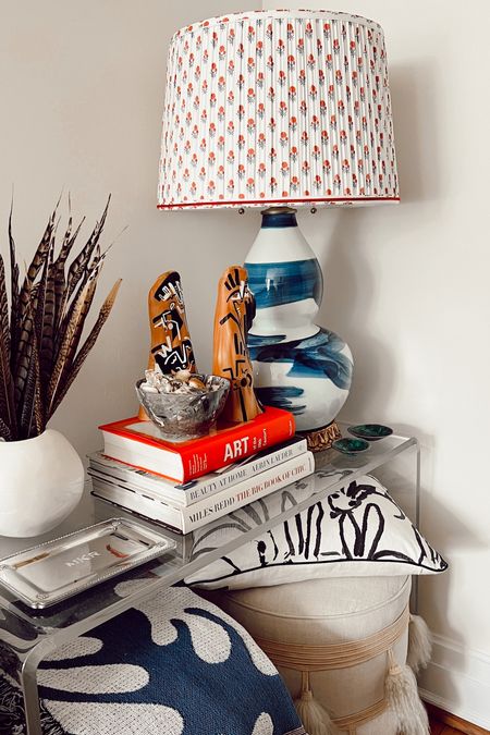 Lamp refresh with a printed shade! 

#LTKhome
