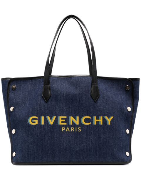 denim logo tote bag | Farfetch (US)